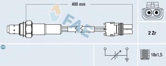 77104 FAE Sonda lambda (NOx, O2)