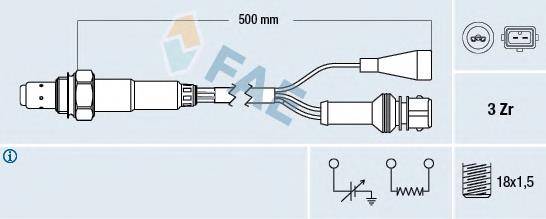 Sonda lambda 77105 FAE