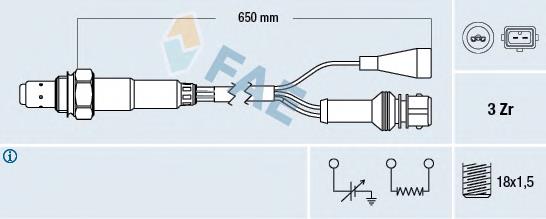 Sonda lambda 77106 FAE