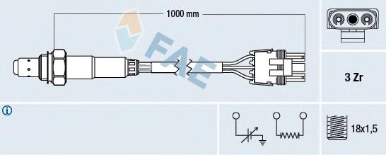 Sonda Lambda 77119 FAE