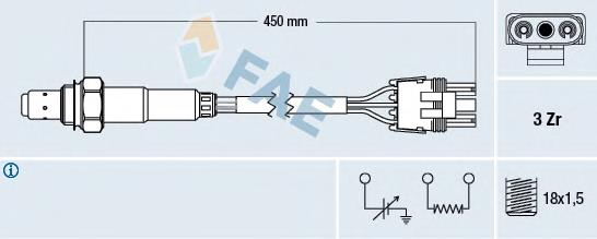 Sonda Lambda 77117 FAE