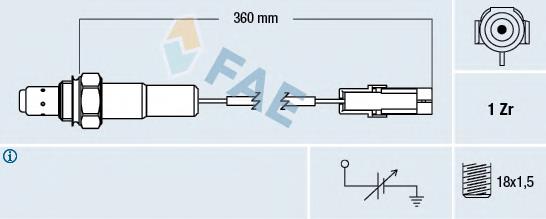 77101 FAE sonda lambda