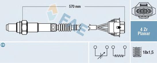 Comprar 77154 FAE Sensor de oxígeno previo al catalizador