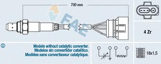 Sonda Lambda 77135 FAE