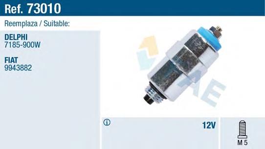 Válvula de corte de combustible de la bomba de inyección FAE 73010 precio, desde 11,69 EUR