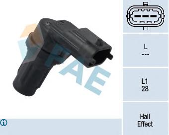 Sensor de árbol de levas 79338 FAE