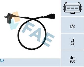 Sensor de cigüeñal AF03714 Alfa E-Parts