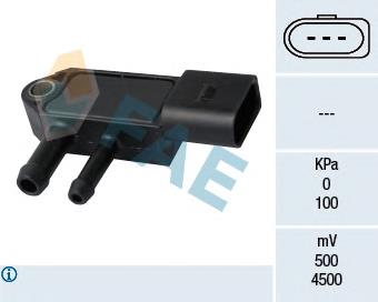 Sensor de presion gases de escape 16112 FAE