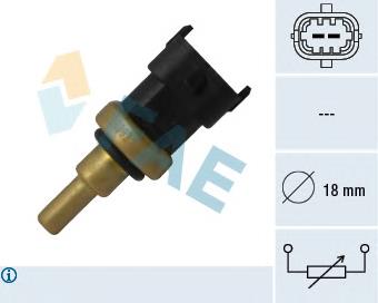 Sensor de temperatura del refrigerante FAE 33495 precio, desde 15,24 EUR