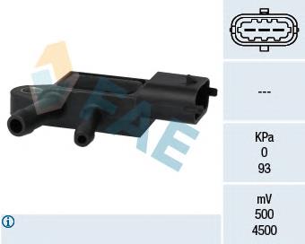 Sensor de presion gases de escape 16106 FAE