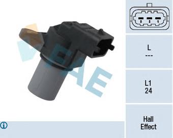 Sensor de árbol de levas 79309 FAE