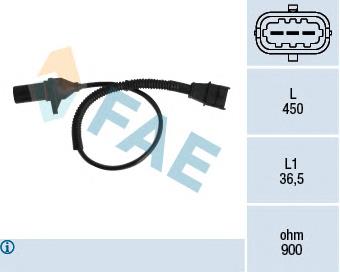 Sensor de cigüeñal 79333 FAE