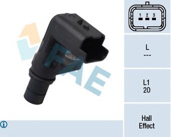 Sensor de árbol de levas FAE 79040 precio, desde 24,78 EUR