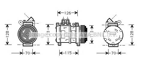 Comprar BWAK229 AVA Compresor de aire acondicionado coche