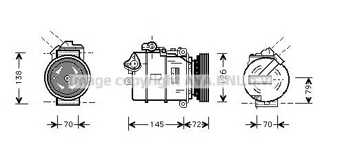 BWK226 AVA compresor de aire acondicionado