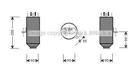 BWD219 AVA receptor-secador del aire acondicionado