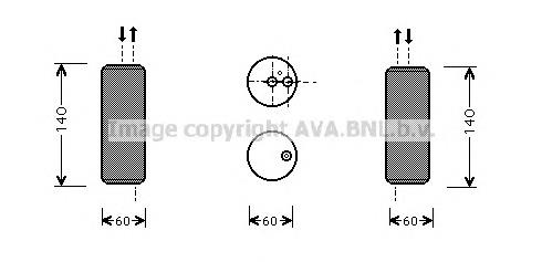 Receptor-secador del aire acondicionado DND082 AVA