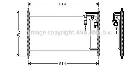 Condensador aire acondicionado DN5177 AVA