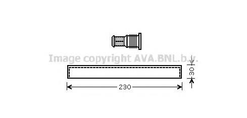 DUD061 AVA receptor-secador del aire acondicionado