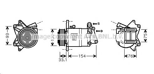 DNK321 AVA compresor de aire acondicionado