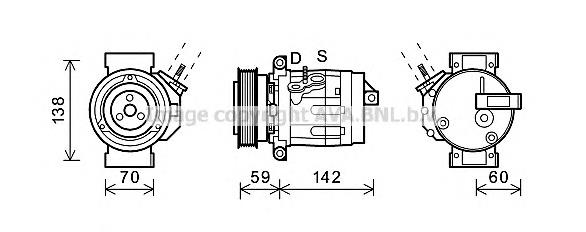 CTK035 AVA compresor de aire acondicionado