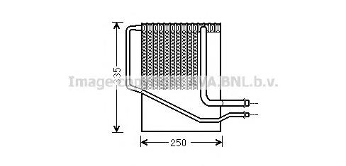 CRV126 AVA evaporador, aire acondicionado