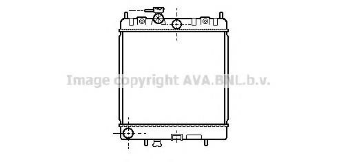 DN2128 AVA radiador refrigeración del motor