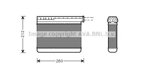 BW6166 AVA radiador de calefacción