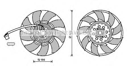 Embrague del ventilador Land Rover Discovery 3 (LR3)