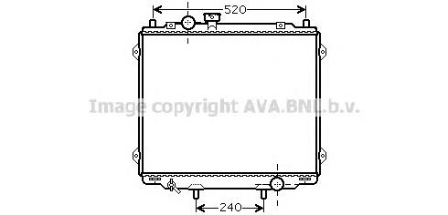 Radiador de água Hyundai/Kia 25310H1310