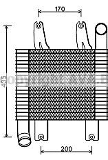 96660 Nissens Radiador de intercooler
