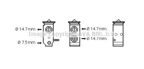 Válvula de expansión, aire acondicionado 976261R300 Hyundai/Kia