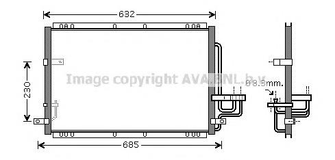 Condensador aire acondicionado KA5092 AVA