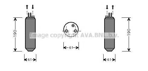 HYD080 AVA receptor-secador del aire acondicionado