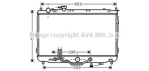 414708-4 Polcar radiador refrigeración del motor