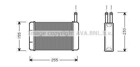 Radiador de calefacción FD6134 AVA