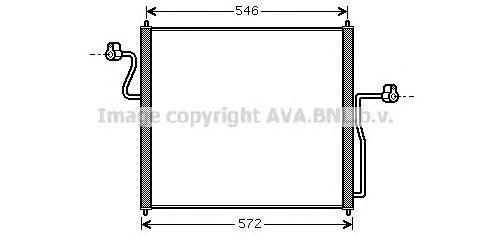 Condensador aire acondicionado 4342234 Ford