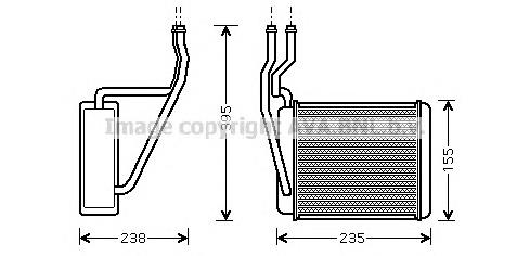 FD6329 AVA radiador de calefacción