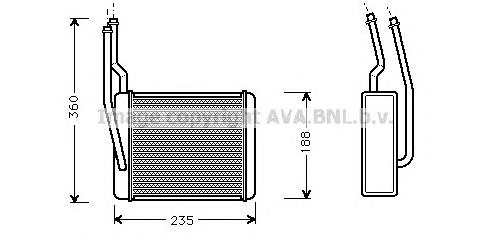 FD6272 AVA radiador de calefacción