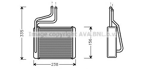 FD6286 AVA radiador de calefacción