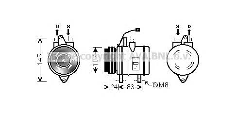 Compresor de ac General Motors 95485075