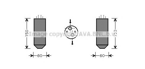 DWD078 AVA receptor-secador del aire acondicionado