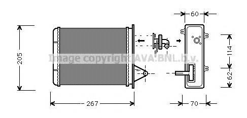 Radiador de calefacción FT6089 AVA