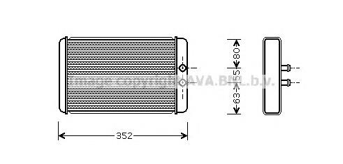 FTA6265 AVA radiador de calefacción