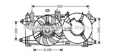 Comprar 51755589 Fiat/Alfa/Lancia Ventilador de radiador