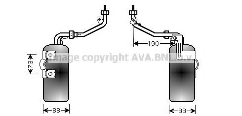 FDD387 AVA receptor-secador del aire acondicionado