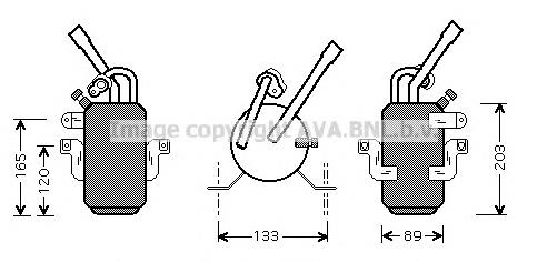 FDD311 AVA receptor-secador del aire acondicionado