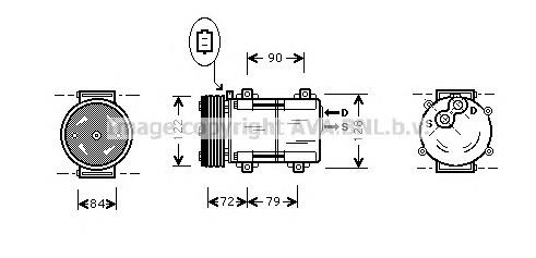 FDK351 AVA compresor de aire acondicionado