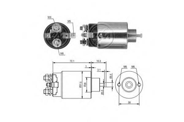 ZM695 ERA interruptor magnético, estárter