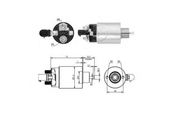 ZM6695 ERA interruptor magnético, estárter